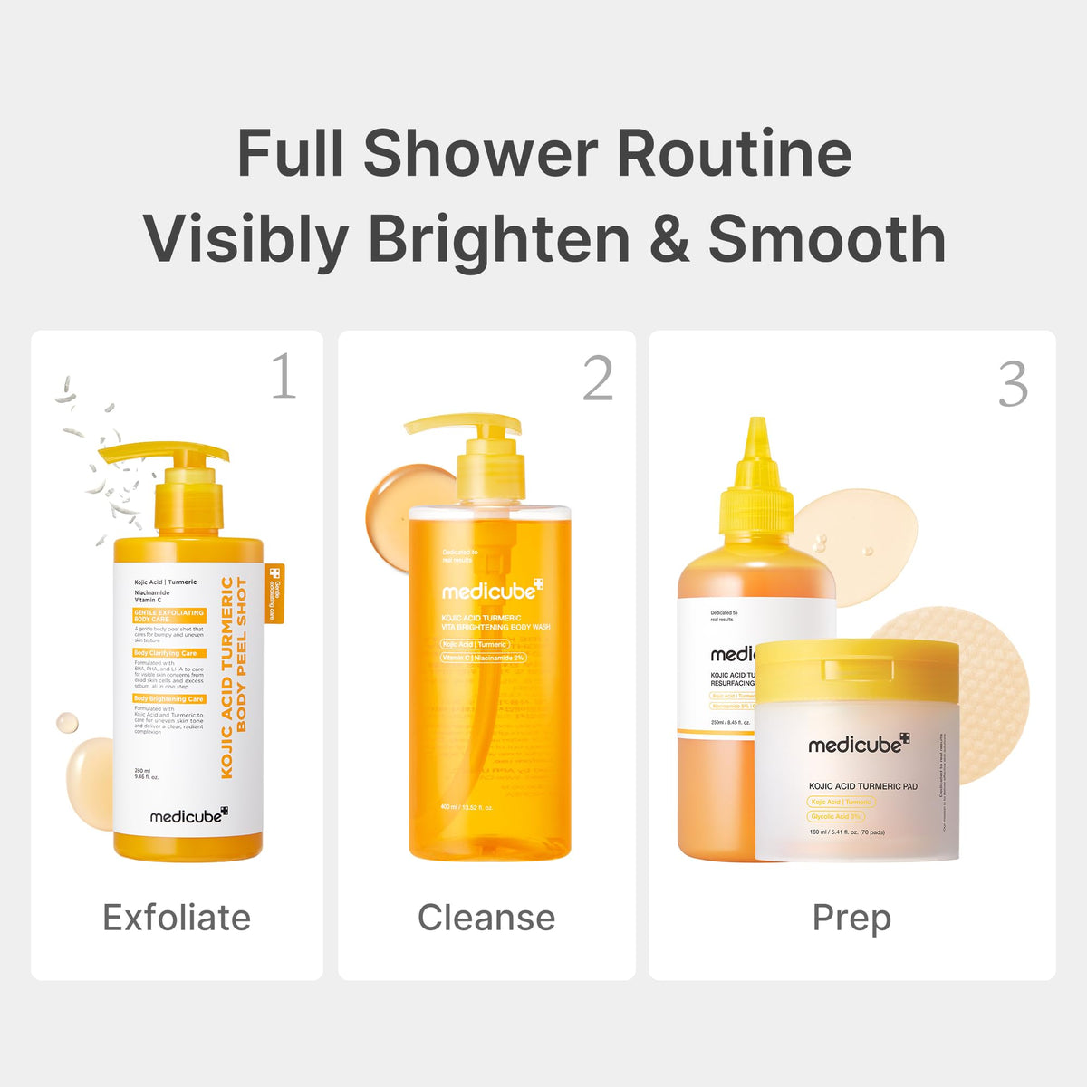 Medicube skincare bottle cap and pump mechanism detail