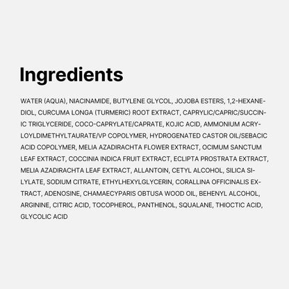 Medicube Kojic Acid Turmeric serum with skincare routine elements