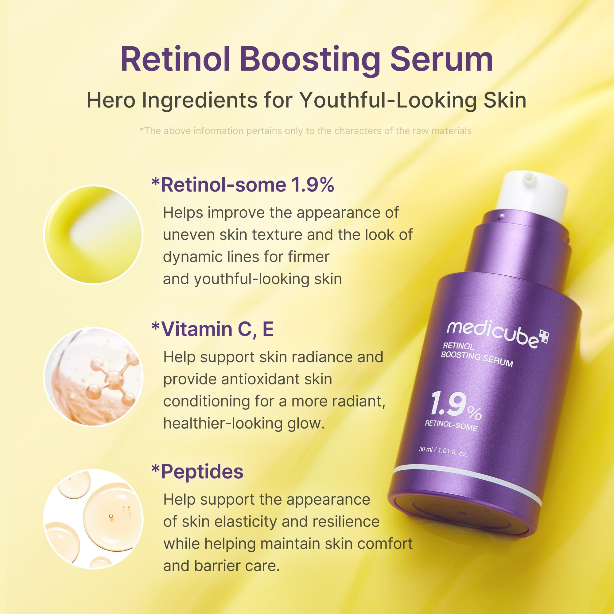 Texture of Medicube Retinol Boosting Serum on skin