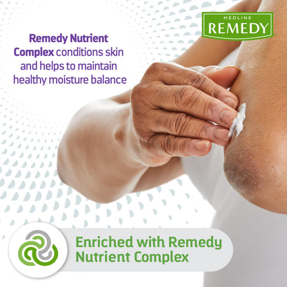 Back label of Medline Clinical skin cream showing ingredients list and usage directions.