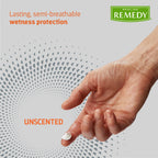 Back label of Medline Remedy specialized zinc oxide cream showing active ingredients