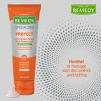 Hypoallergenic Medline Remedy calamine and menthol skin shield for adults