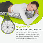ProsourceFit acupressure neck pillow close up view