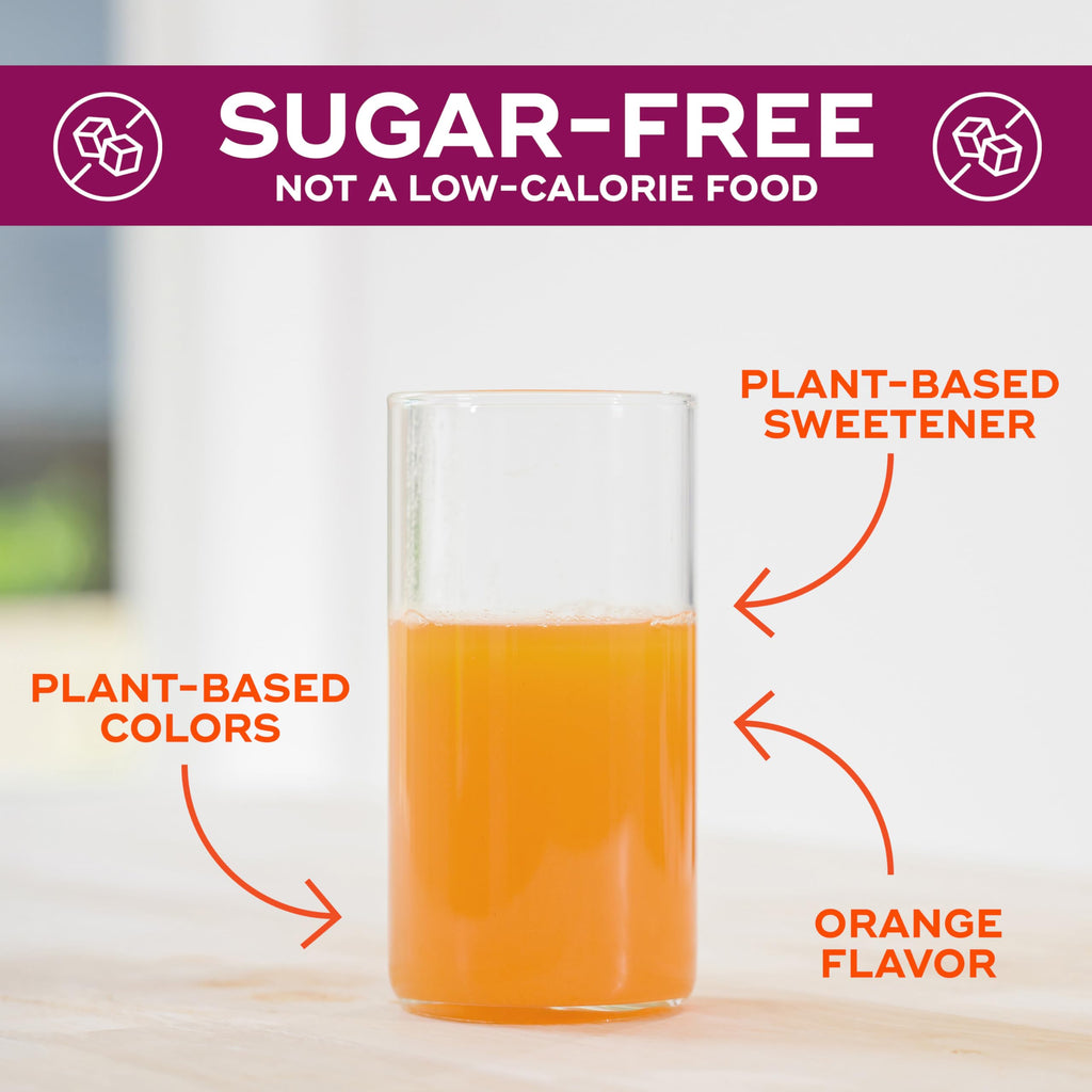 Back label showing ingredients and nutritional information.