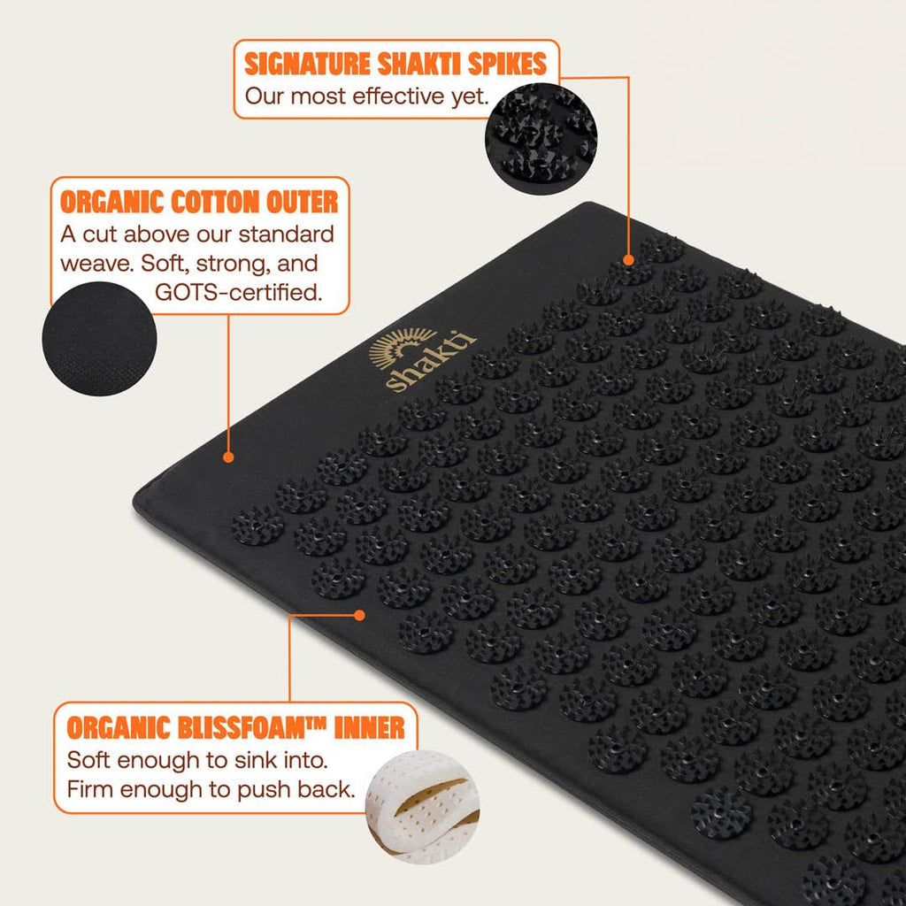 ShaktiMat rolled up showcasing portable wellness design