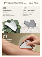 Tophld gua sha scraping tool demonstrating ergonomic edges