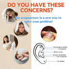 Pddolw auriculotherapy adhesive stickers layout