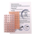 Dragon Acupuncture 600 counts refill pack sheet layout