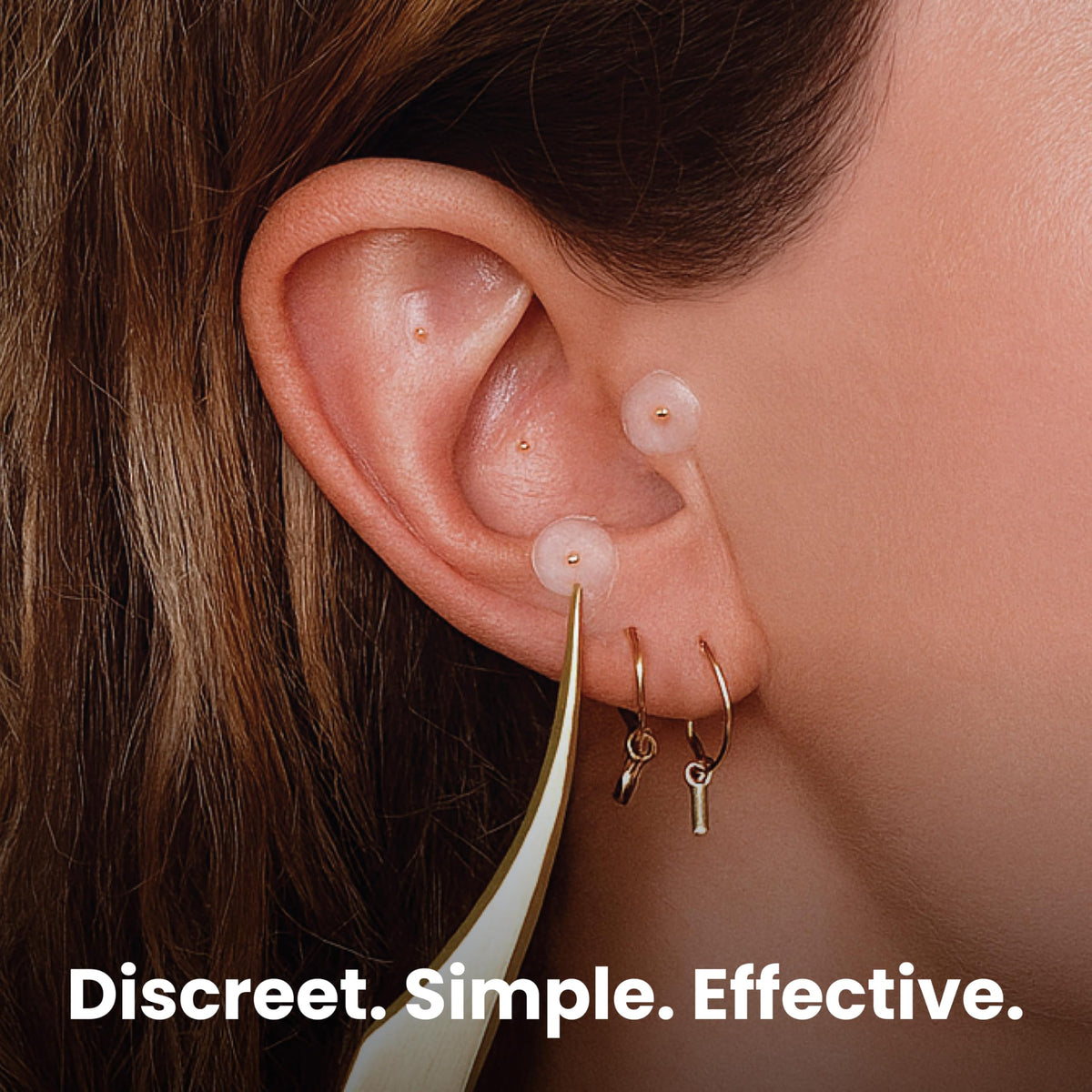 Lifestyle shot of CalmPops wellness ear seeds kit
