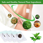 DAZZTIME Benjen Mugwort Belly Patch showing individual adhesive sticker sheets