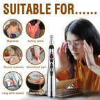 Interchangeable massage heads for the electronic acupuncture device