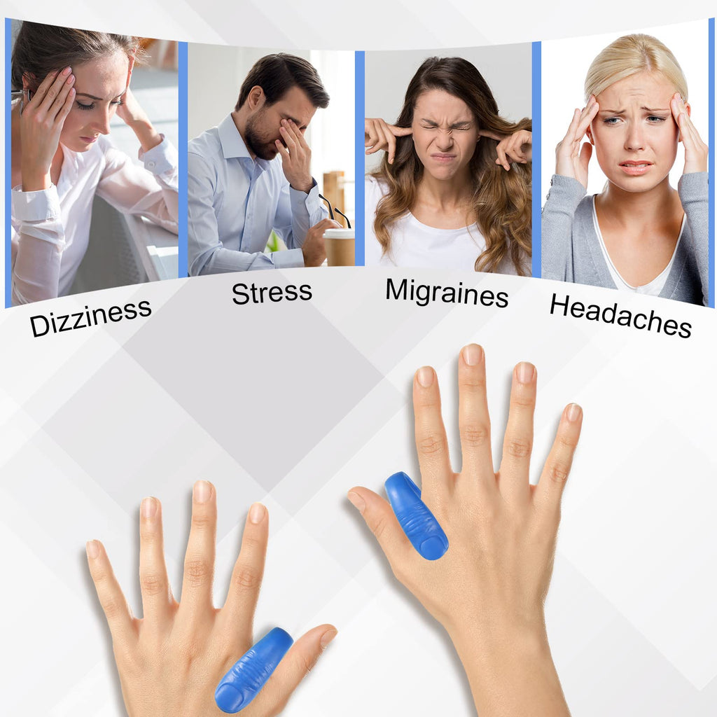 Tondiamo 8 pieces migraine relief clip packaging and full set overview
