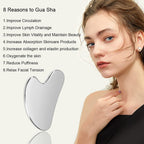 Ditind Gua Sha tool showing ergonomic heart-shaped curves