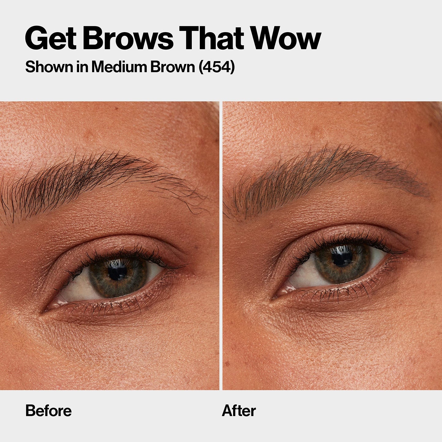 Revlon micro eyebrow pencil shade 454 swatch color demonstration