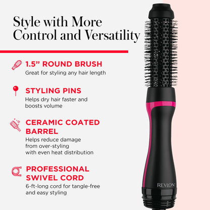 Revlon ionic hair volumizer packaging box showing authentic imported product specifications.