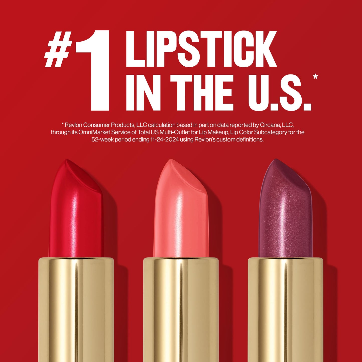 Authentic USA imported Revlon lip makeup packaging detail