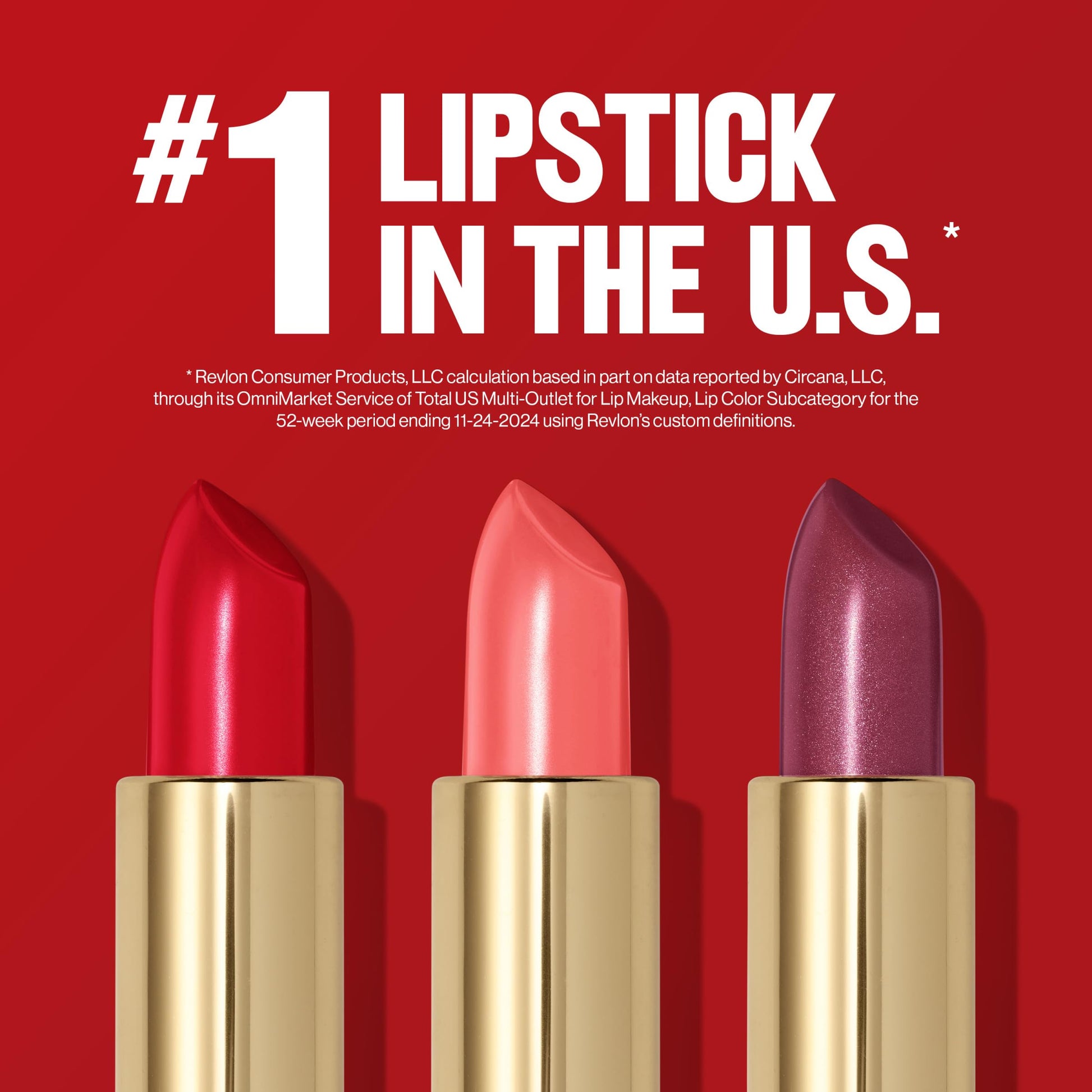 Authentic USA imported Revlon lip makeup packaging detail