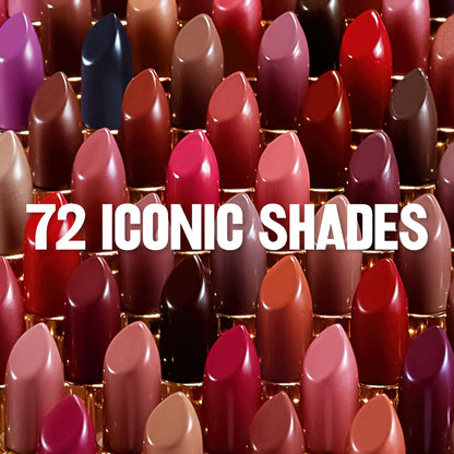 Premium Revlon pearl finish lipstick collection on display
