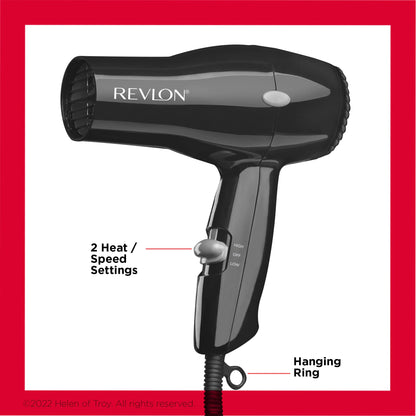 Close-up view of the rear removable end cap and hanging ring on the lightweight Revlon styling tool