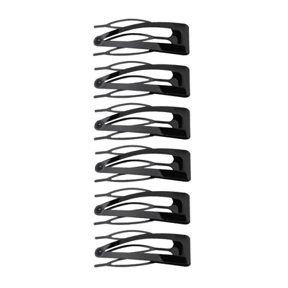 Revlon rubberized black styling clips for thick hair sectioning