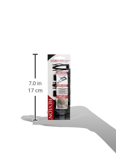 USA imported Revlon essentials double grip clips for everyday styling