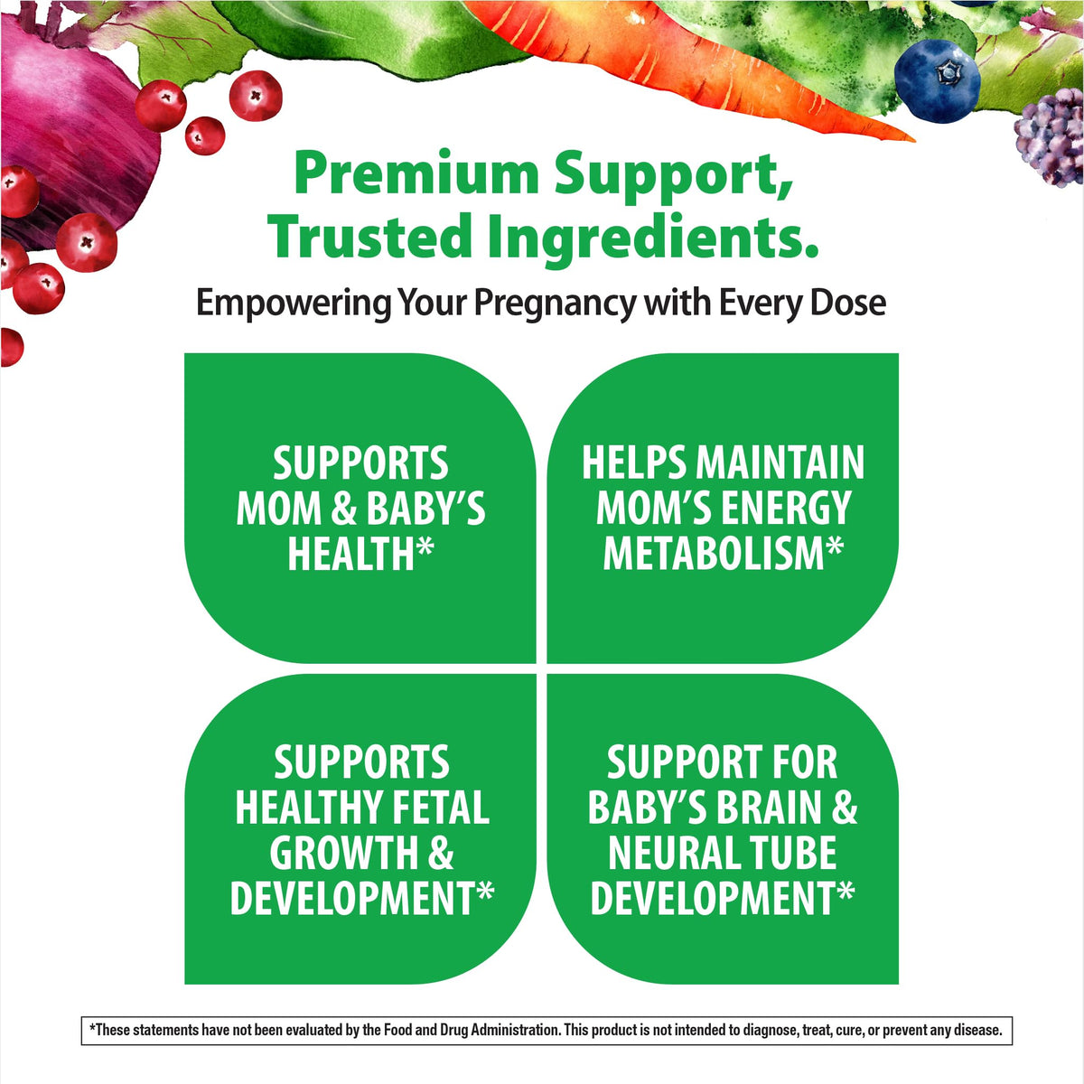 Rainbow Light Prenatal One dietary supplement features