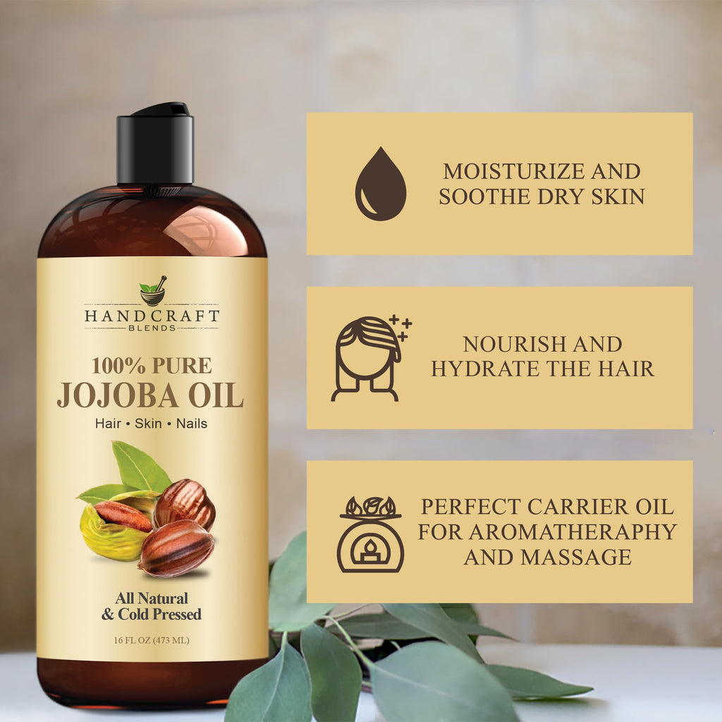 Using the pure jojoba oil for hair and scalp conditioning routines.