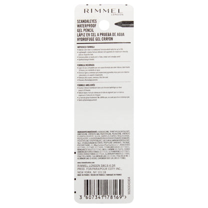 Rimmel London Scandaleyes waterproof gel pencil 0.04 ounce size