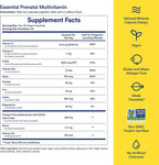 Side view of Ritual Prenatal supplement bottle showing ingredients