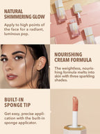 Sheglam waterproof liquid shimmer highlighter bottle side profile