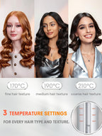 Close up of Sheglam automatic hair curler rotating mechanism