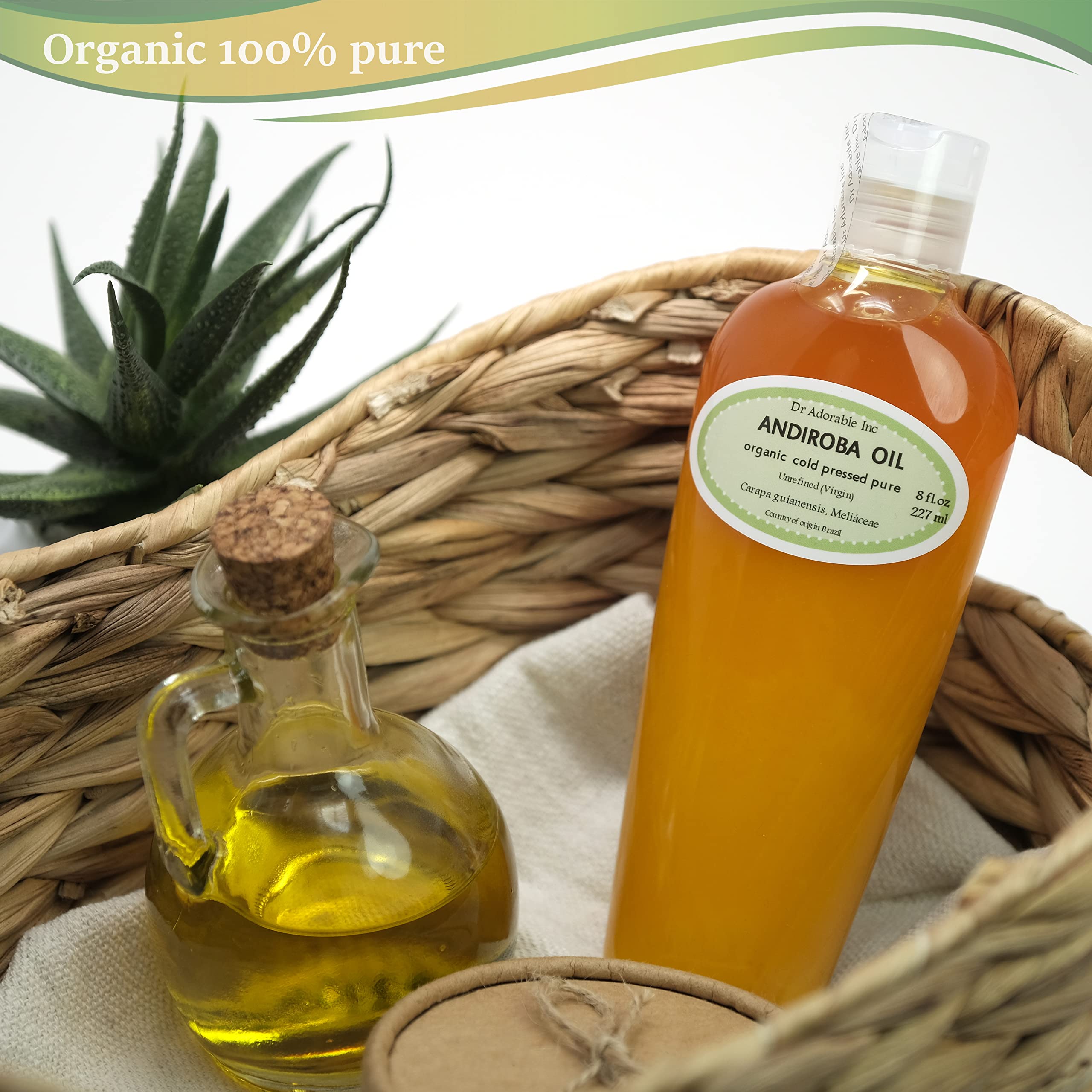 Pure cold pressed virgin Andiroba Oil from Brazil for deep tissue massage