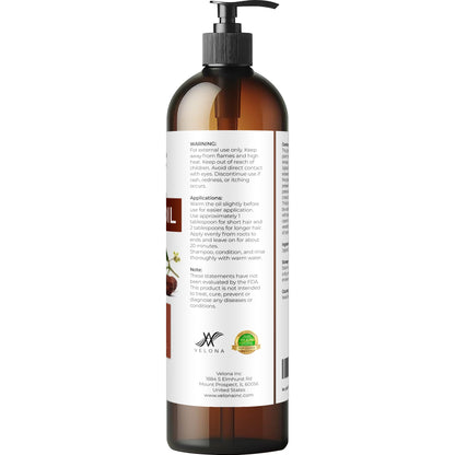 Unrefined golden seed oil provides a smooth feel and natural looking hair shine