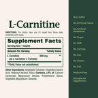 Top view of Nature's Bounty L-Carnitine bottle cap