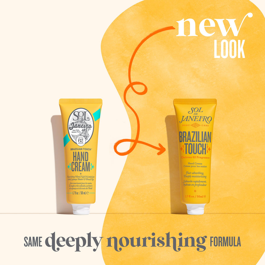 Sol de Janeiro Brazilian Touch Hand Cream product texture and rich cream swatch
