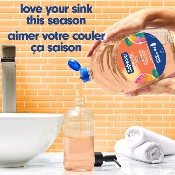Softsoap bulk liquid hand soap refill for refilling bathroom dispensers