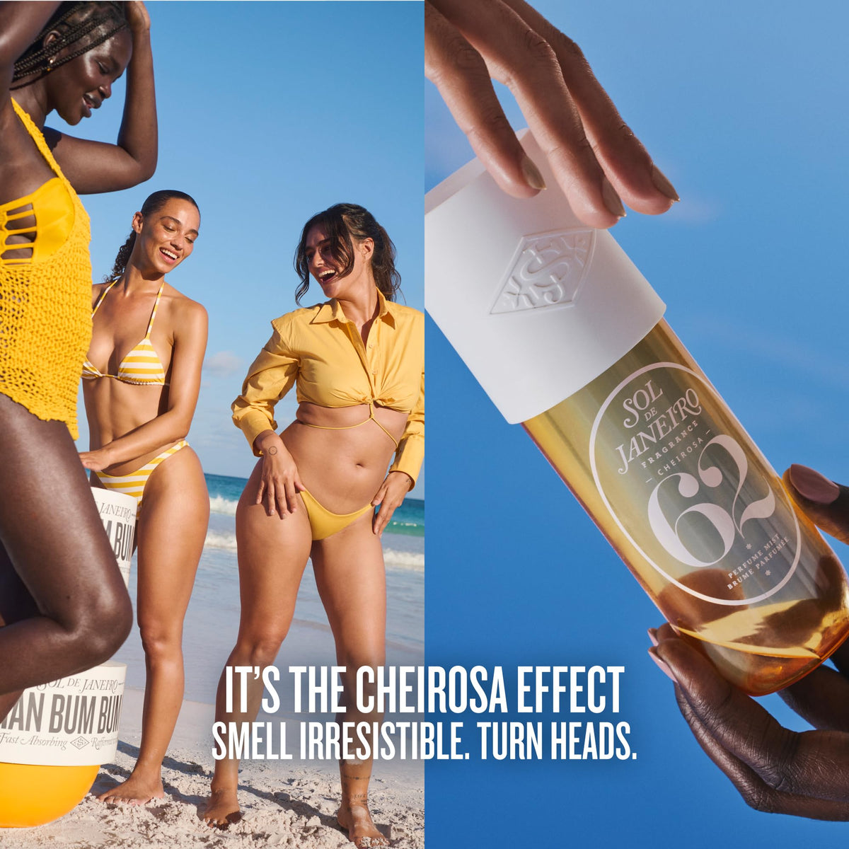 Side profile of Sol De Janeiro Cheirosa 62 fragrance mist