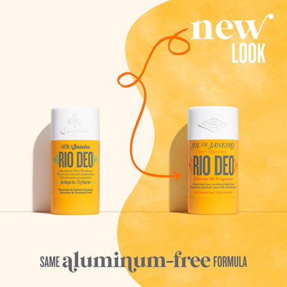Sol de Janeiro aluminum free deodorant stick opened