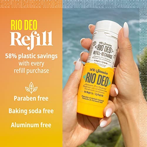 Sol de Janeiro aluminum free deodorant branding close up