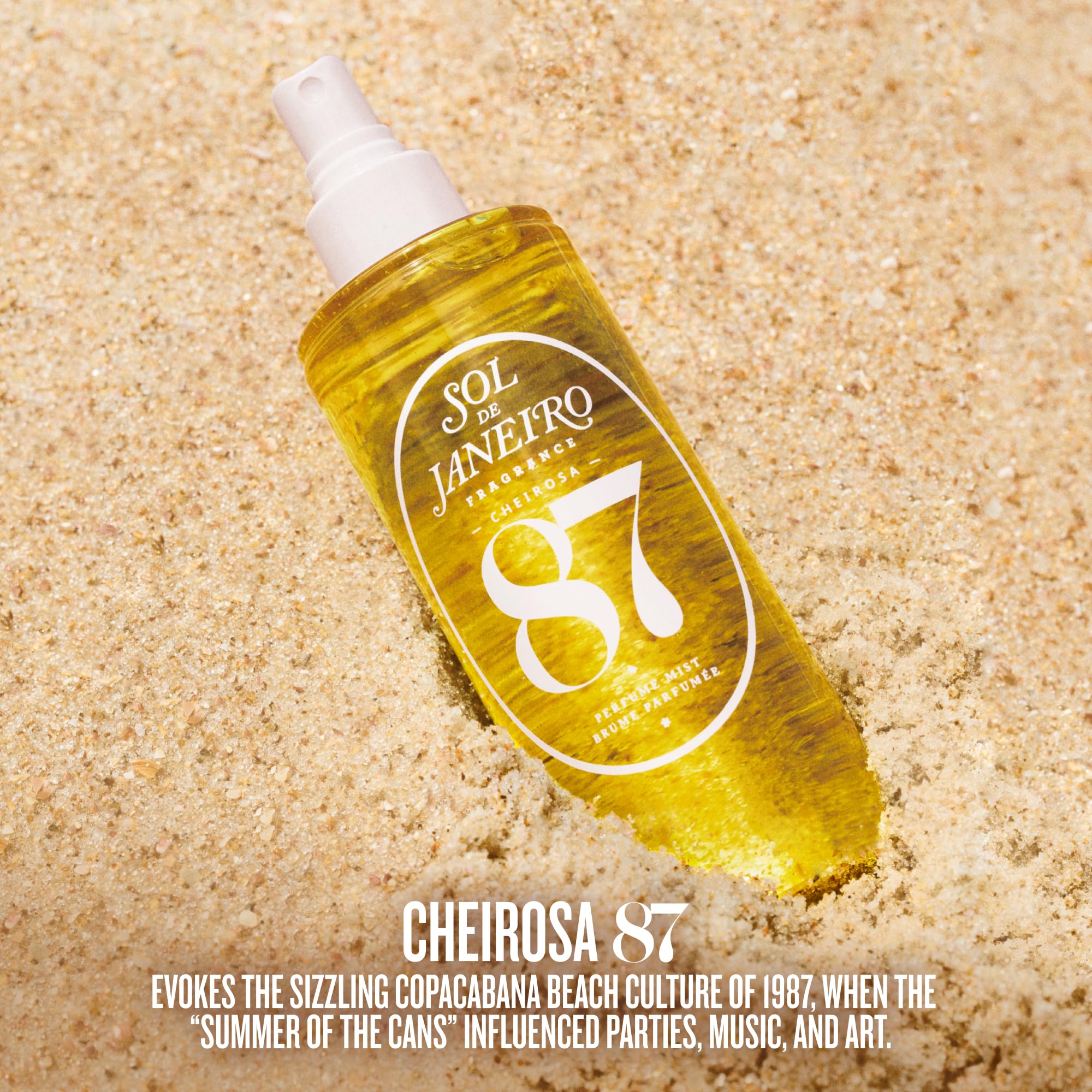 Authentic Sol De Janeiro Cheirosa 87 hair and body spray packaging