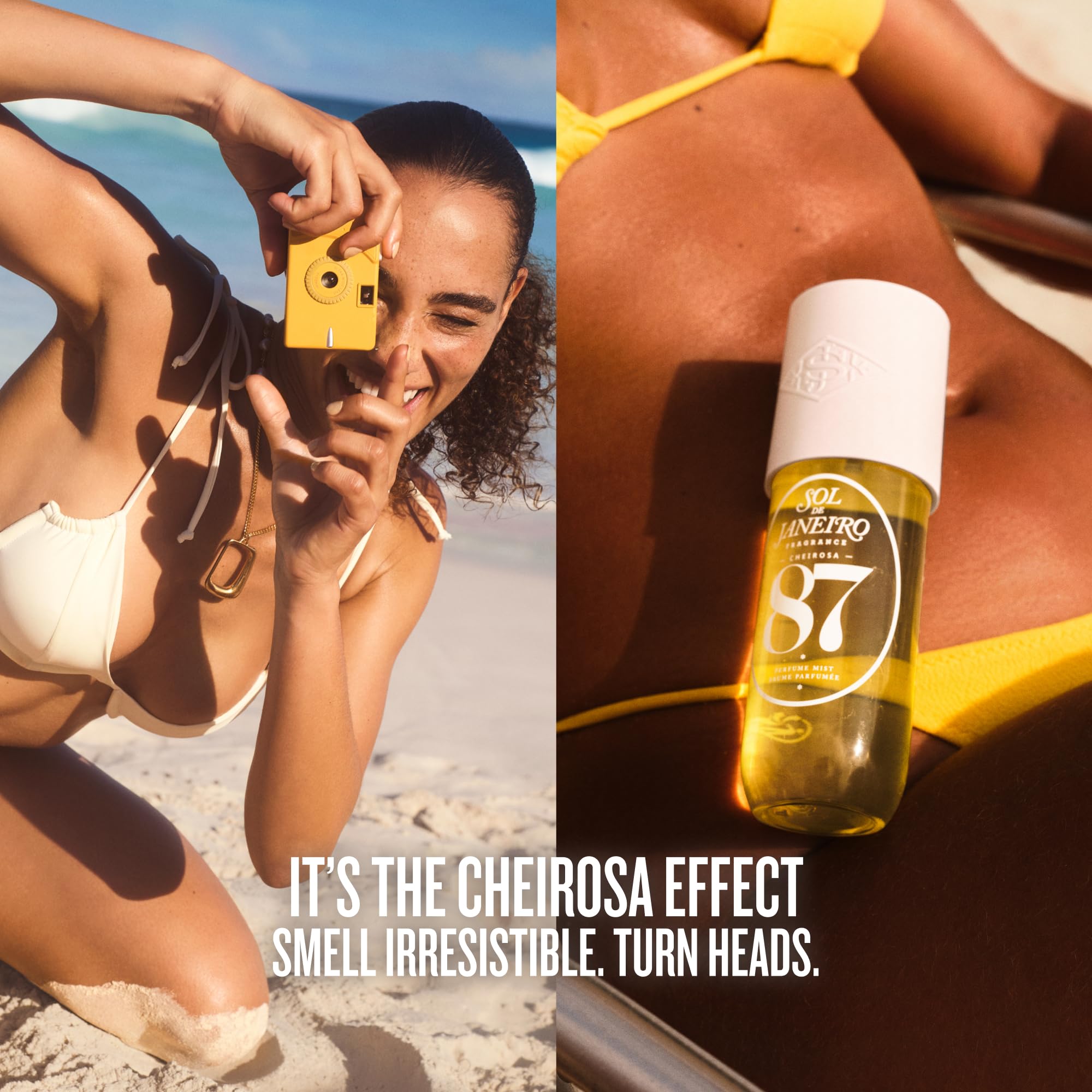 Close up of Sol De Janeiro Rio Radiance perfume mist label