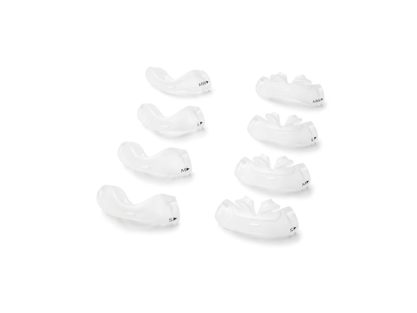 Close up of DreamWear medium silicone nasal cushion replacement