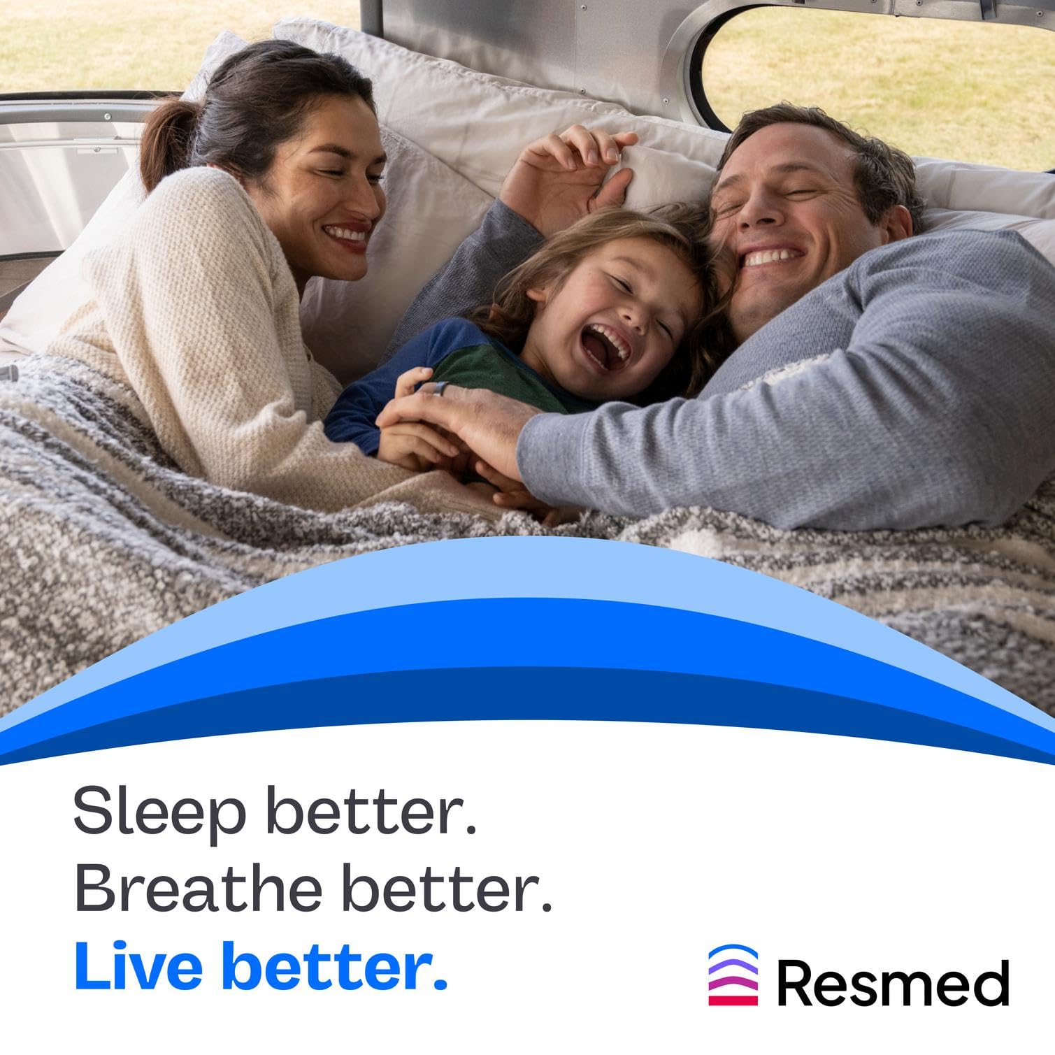 ResMed AirFit F30i frame system with compatible cushion demonstration