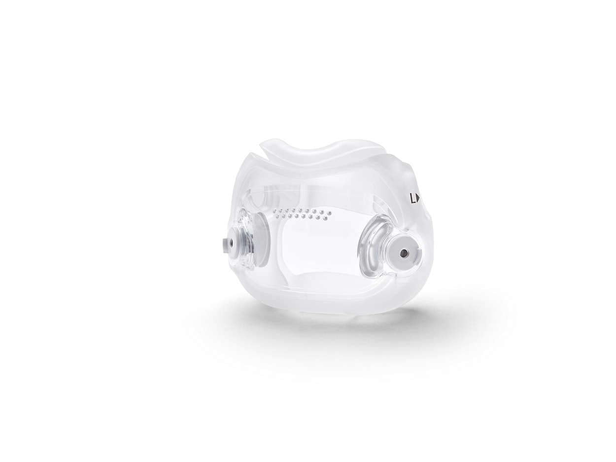Side profile of Philips DreamWear full face CPAP cushion