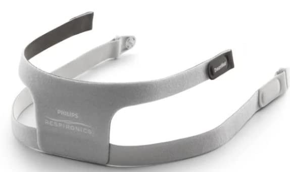 Soft fabric material close up of DreamWear CPAP headgear