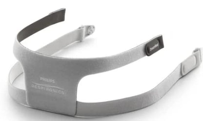 Soft fabric material close up of DreamWear CPAP headgear