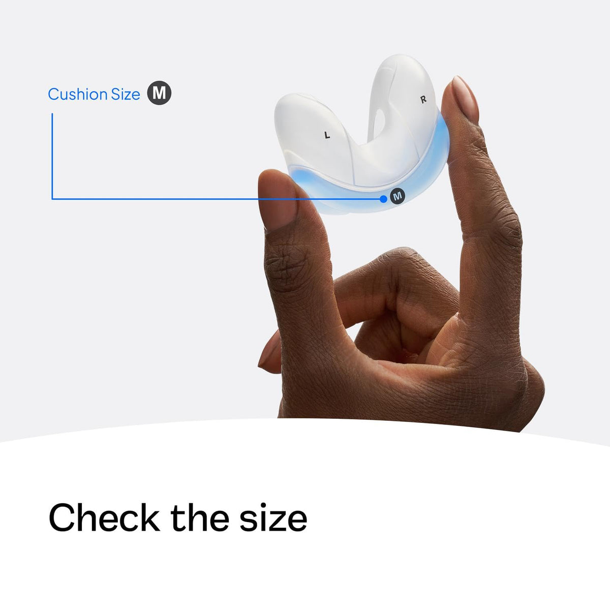 ResMed AirFit N30 replacement silicone cushion side angle