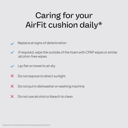 ResMed AirFit N30 cushion packaging and product