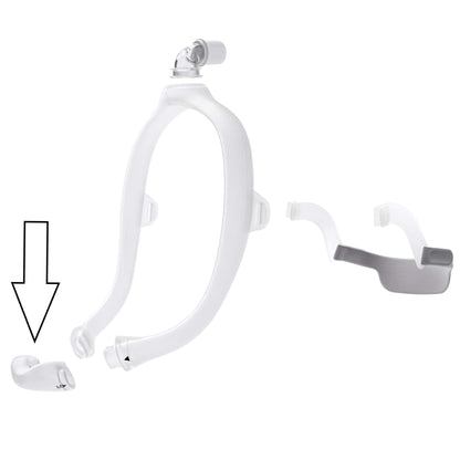 Close up of Philips Respironics CPAP mask cushion