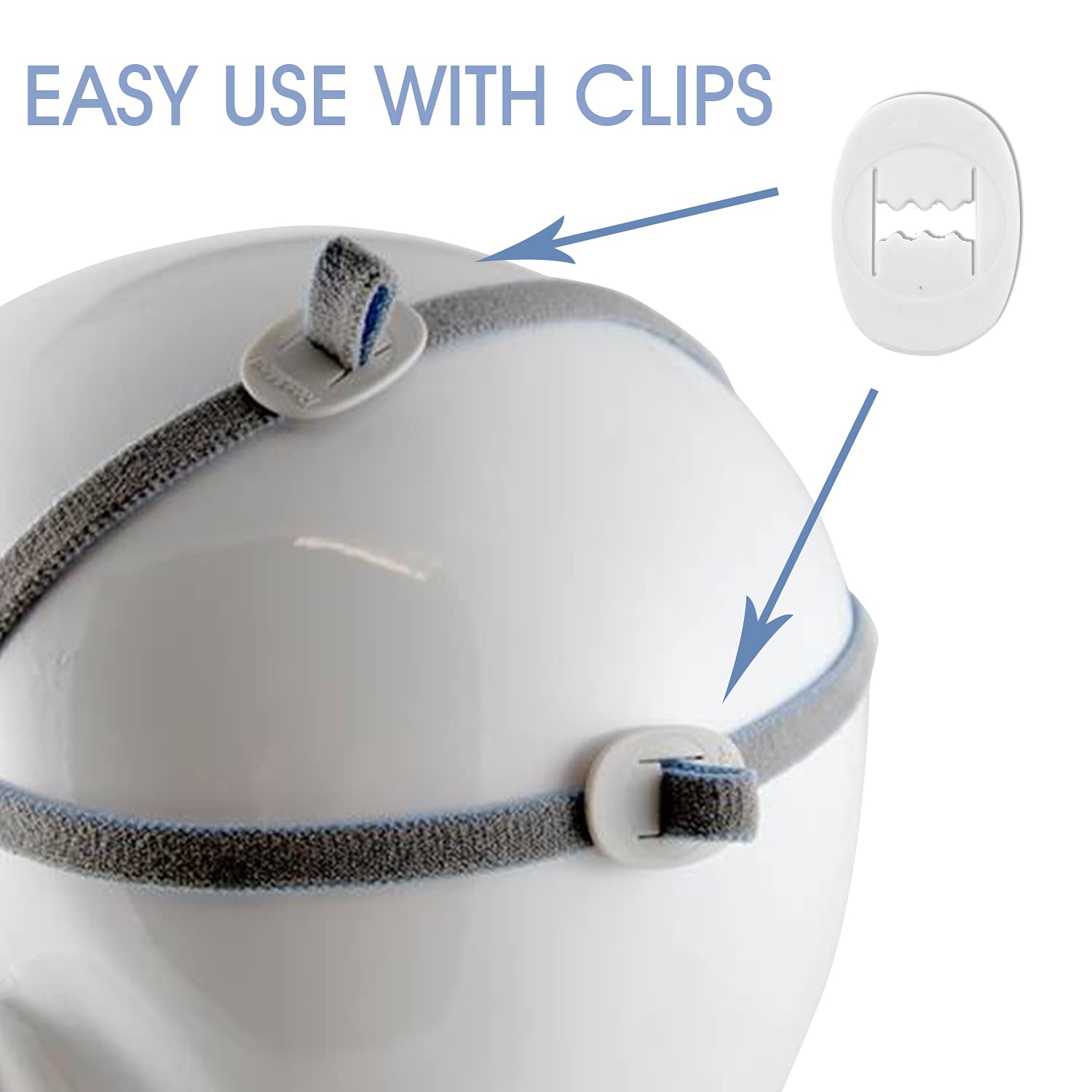 Stonespace headgear kit including straps and plastic clips